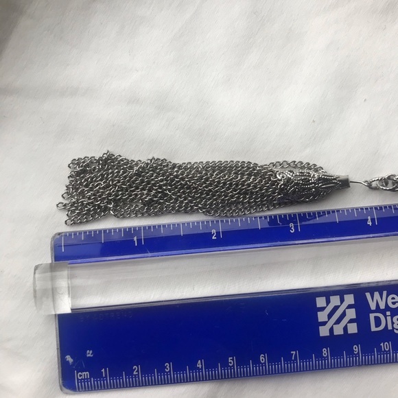 Silver Metal Wrap Necklace - Picture 6 of 8